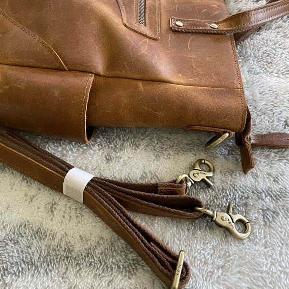 Leather Tote Distressed - Picture 9 of 9